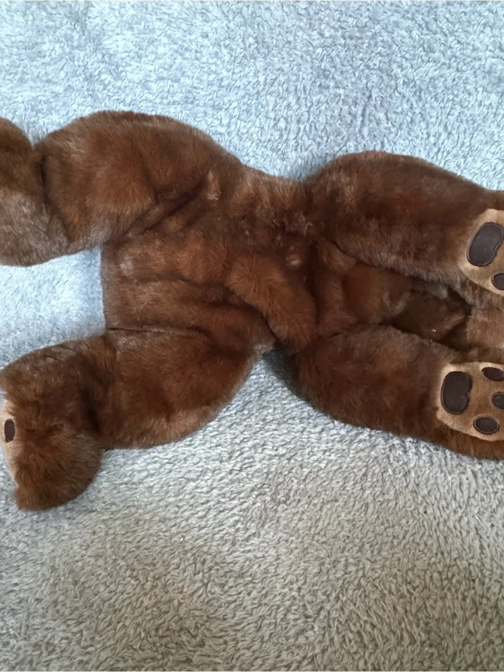 Ty Plush Classic 1996 Large Paws Brown 26” Grizzly Bear Stuffed Animal Laying